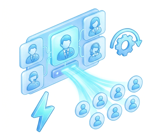 预设角色,快速部署