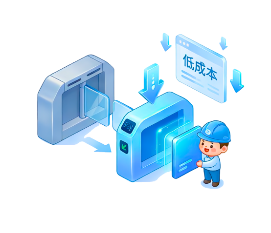 闸机无需改造,0成本接入